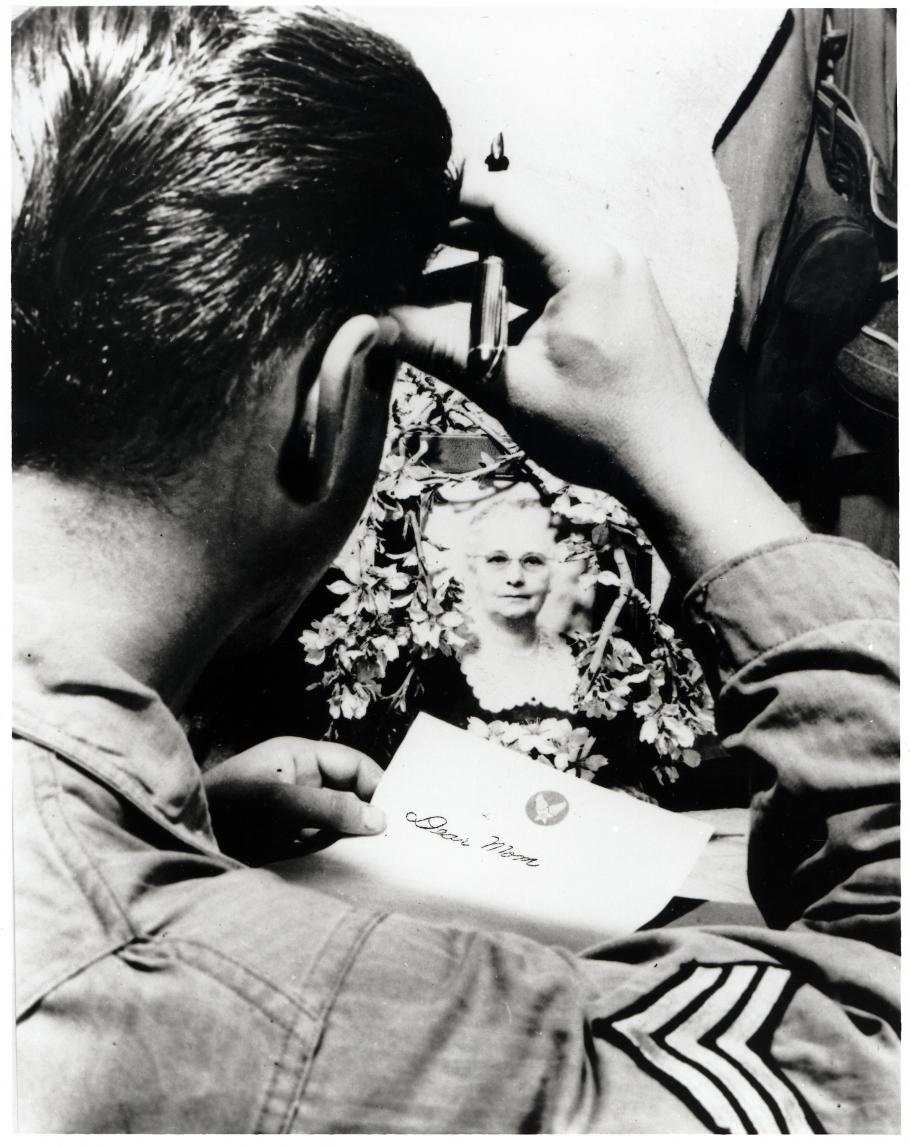 Sgt. Edmund C. Kock Writes a Letter Home