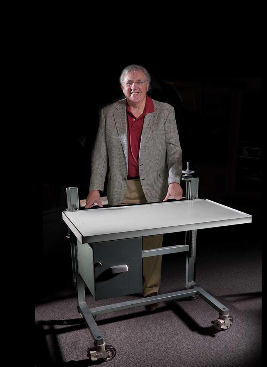 Von Hardesty with CIA Elevating Table