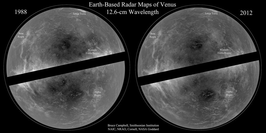 Map of Venus