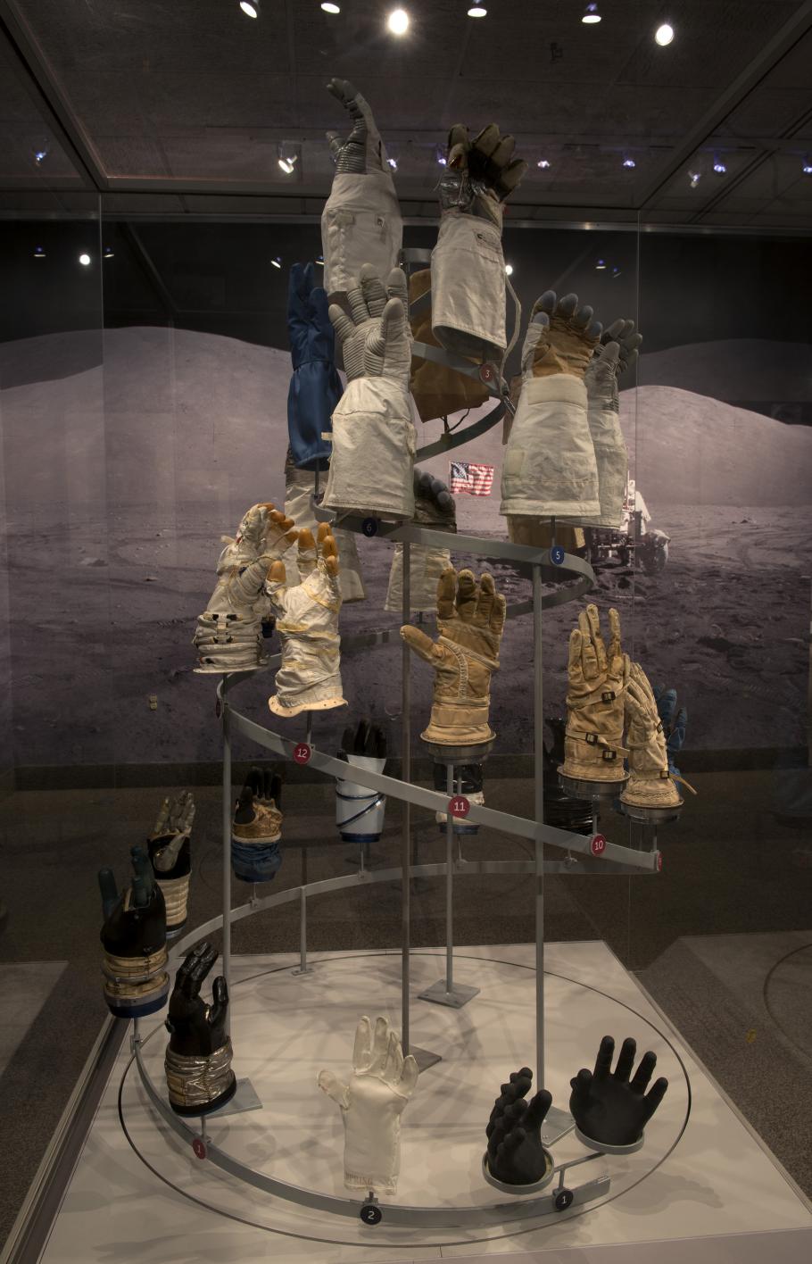 Glove Display in \"Outside the Spacecraft\"