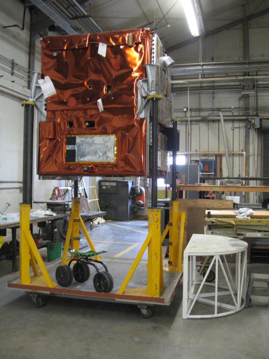 ATS-6 Earth Viewing Module in Restoration Shop